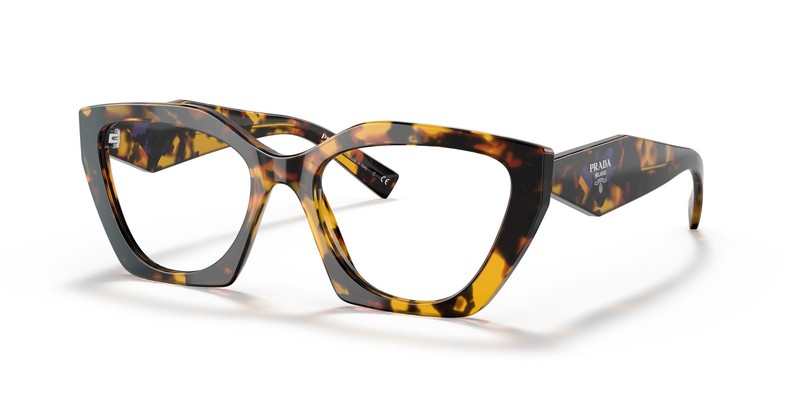 NEW Prada 09YV Eyeglasses VAU1O1 Havana 100% AUTHENTIC