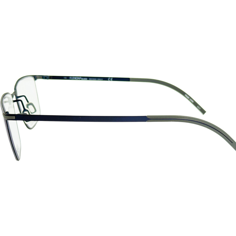 Flexon B2001 Mens Flexible Titanium Metal Eyeglass Frame 412 Navy 56-17 gallery