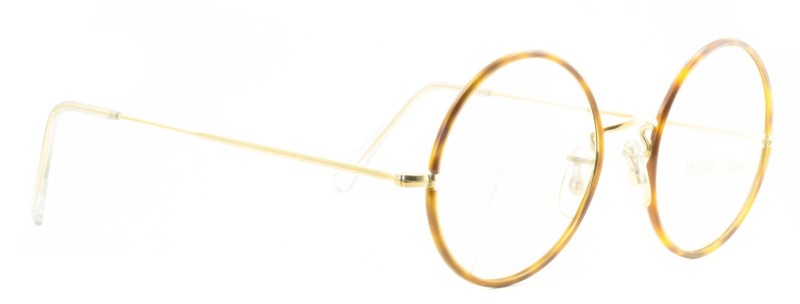 Hilton Classic 2 (SAVILE ROW) Round Blonde 1087 49x20mm FRAMES RX Optical - NOS gallery