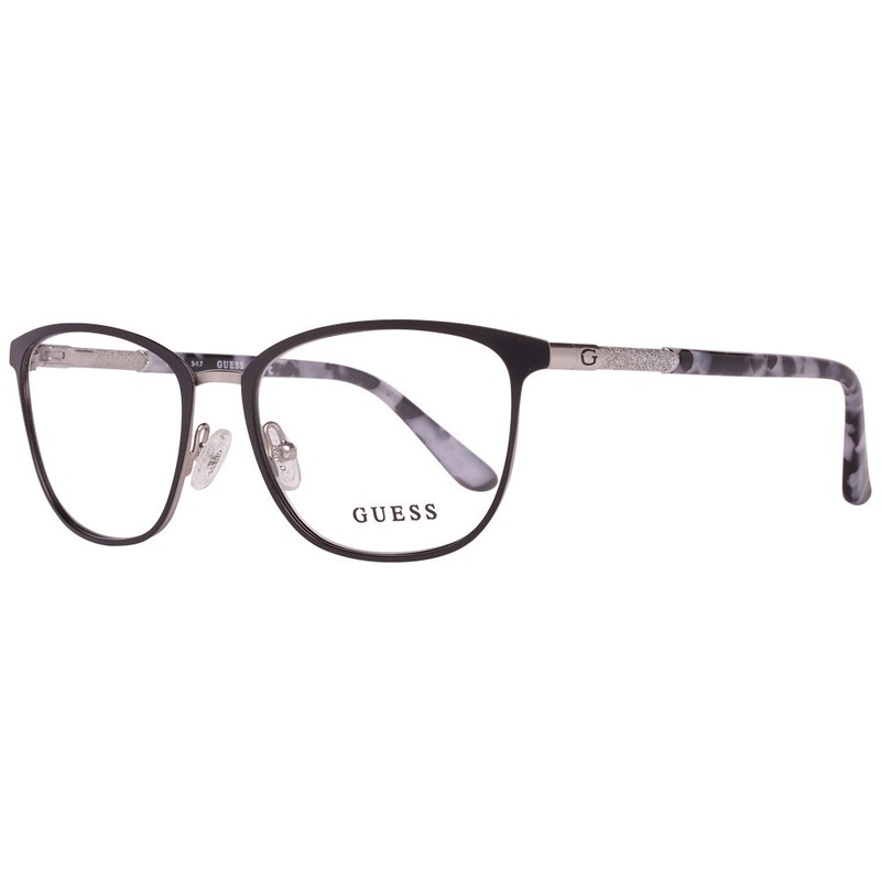 GUESS GU2659 Matte Black 002 Metal Optical Eyeglasses Frame 51-17-140 GU 2659 RX