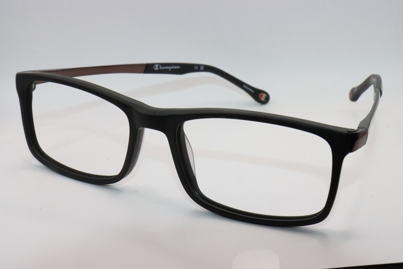 NEW CHAMPION CU 4004 BROWN BLACK AUTHENTIC DESIGNER EYEGLASSES 58-19