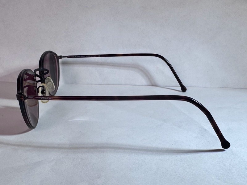 Calvin Klein Eyeglasses CK322S 49-21-145 Italy Harry Potter Style Frames Only gallery
