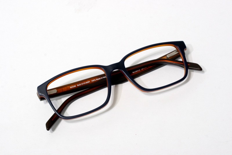 Maui Jim Eyeglasses MJO 2115-08SP Blue/ Brown Square Frame Italy 53[]17 145 M242 gallery
