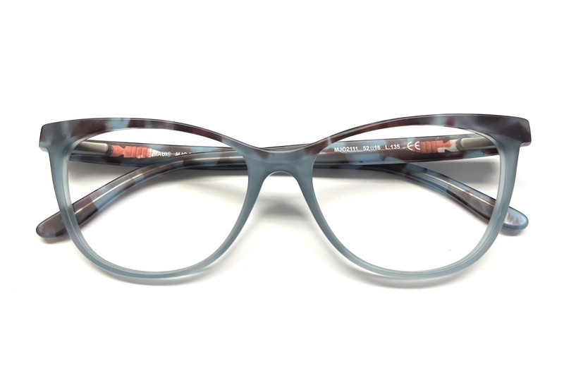 Maui Jim Eyeglasses Glasses MJO 2111-53A Matte Blue Brown Tortoise 52-16-135