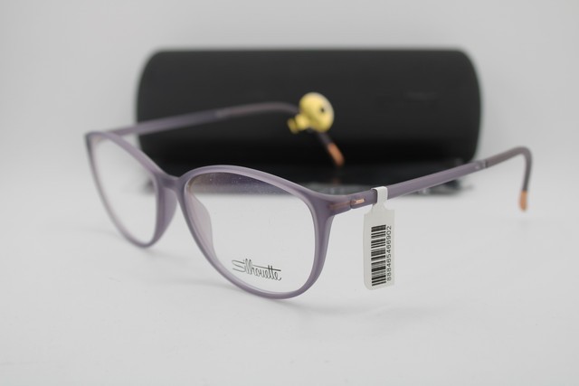 NEW SILHOUETTE SPX 1604 75 4030 PURPLE ROSE GOLD AUTHENTIC EYEGLASSES 52-14