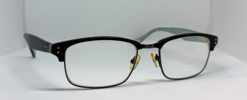 Scott Harris Vintage Europa V-24 Browline Eyeglasses 52-18-140 Tortoiseshell