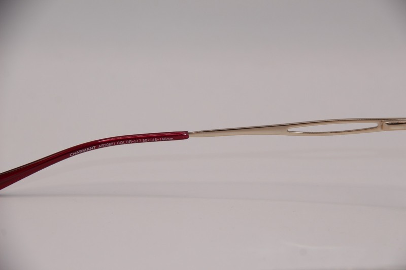 NEW ARISTAR CHARMANT AR30821 COLOR-517 WINE GOLD RED AUTHENTIC EYEGLASSES 50-16 gallery