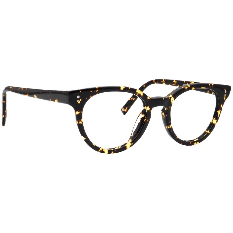 Warby Parker Eyeglasses Taye M 302 Black Oak Tortoise Cat Eye Frame 48[]20 142
