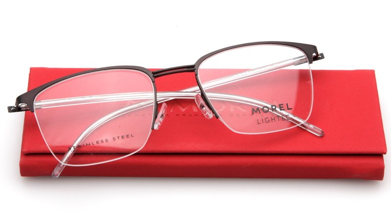 NEW MOREL 30248L GN11 Gray EYEGLASSES GLASSES 55-21-150mm 42mm France