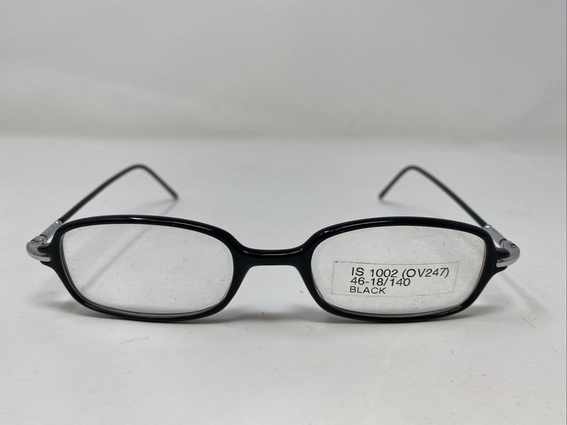 Eyewear IS 1002 (OV247) BLACK 46-18-140 Plastic Full Rim Eyeglasses Frame O864