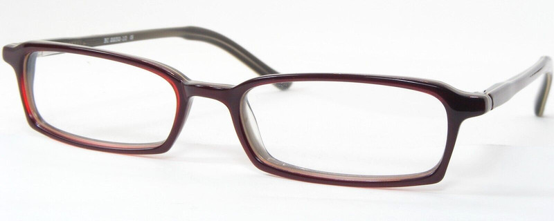 Vintage BI 2232-10 Burgundy Red /Olive Green EYEGLASSES GLASSES FRAME 48-16-140