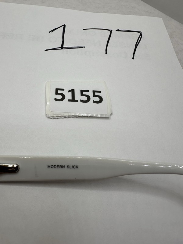 NEW MODERN OPTICAL SLICK WHITE 54/17/145 gallery