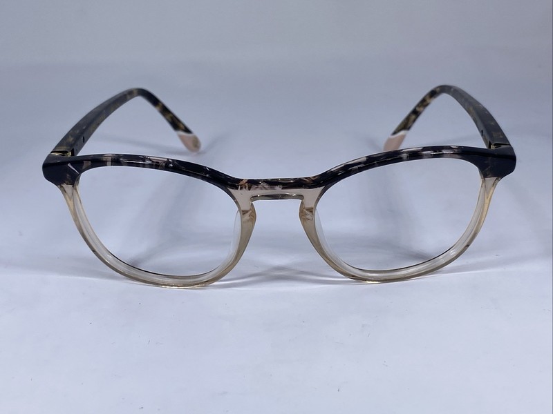 ETNIA BARCELONA “BRUGGE” Spain Beige Black Eyeglasses Frame 49-19-135 gallery