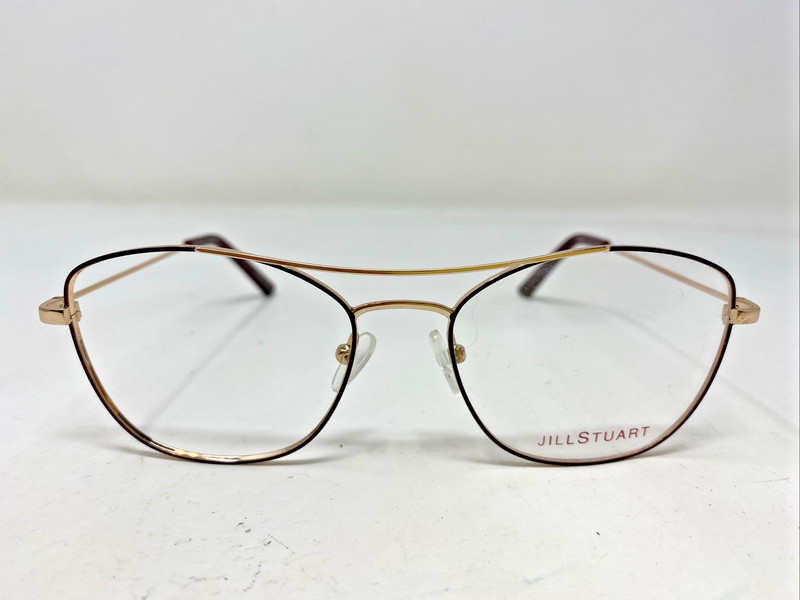 Jill Stuart JS 395-2 53-17-140 Burgundy/Gold Full Rim Eyeglasses Frame V205