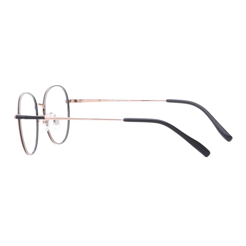 Unisex Ultra-Light Meta Round Eyeglass Frame Optical Eyewear Frames 51-18-140 gallery