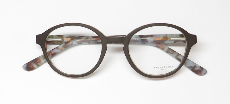 NEW LIEBESKIND BERLIN 11016 EYEGLASS FRAME 775 OVAL BROWN 47-20-140 PLASTIC gallery
