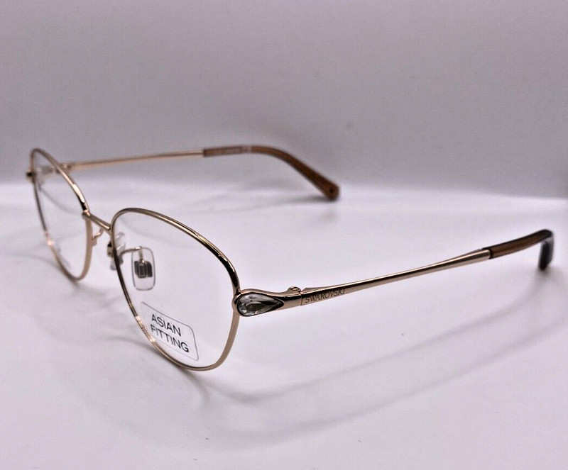 Swarovski SK5377-D 028 Gold Metal Eyeglasses Frame 55-16-140 Asian Fitting gallery