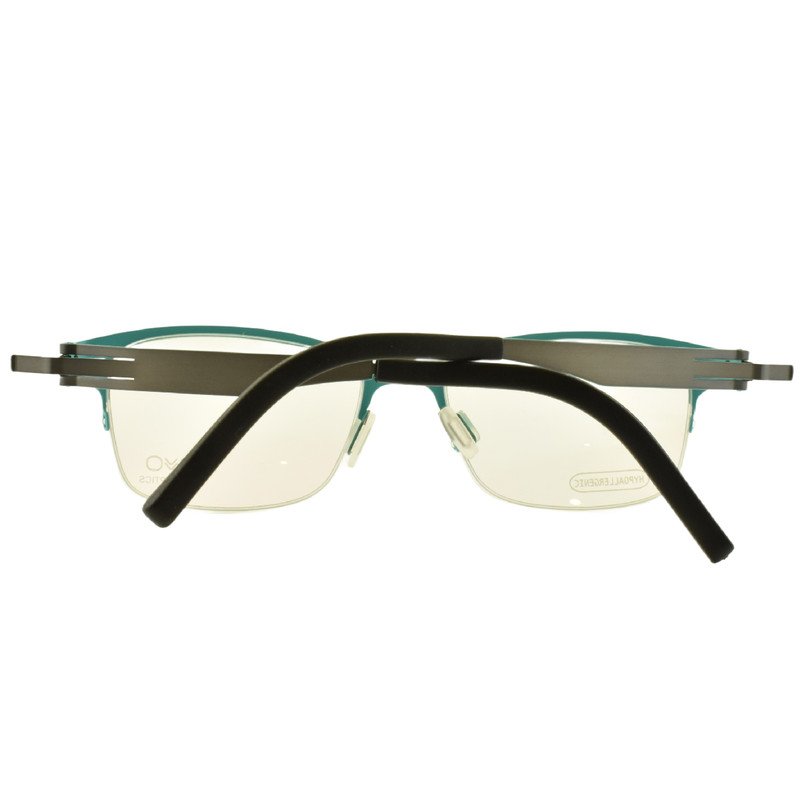 OVVO OPTICS 2783 C85/326 Graphite Seafoam Square Optical Frame Eyeglasses gallery