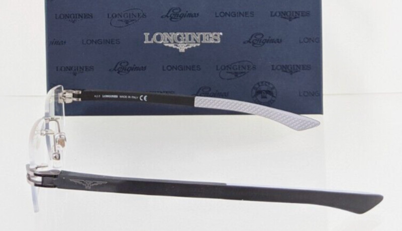 New LONGINES Rimless Eyeglasses LG5007-H 014 56-15 150 Silver Ruthenium Frames gallery