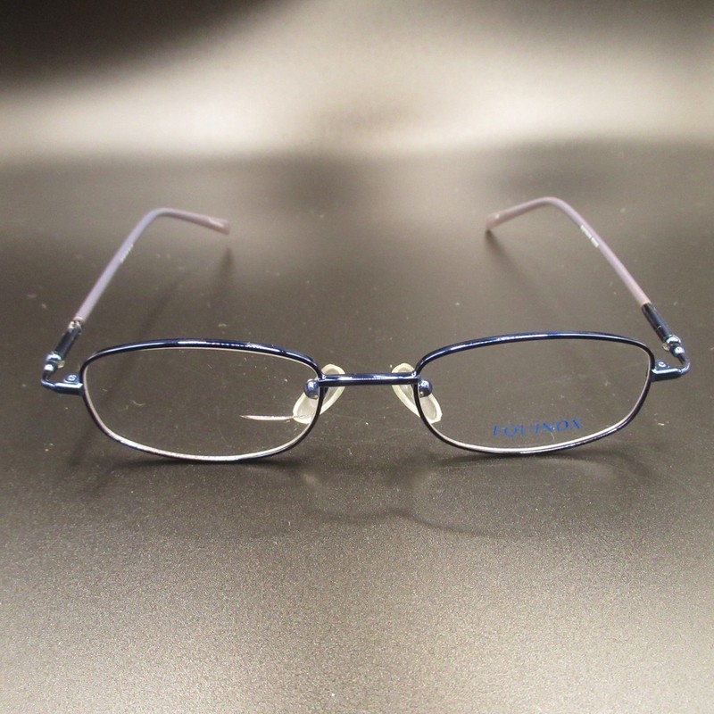 Equinox EQ205 Full Rim Eyeglass Frames 45-18-130 Navy Blue Lavender Unisex