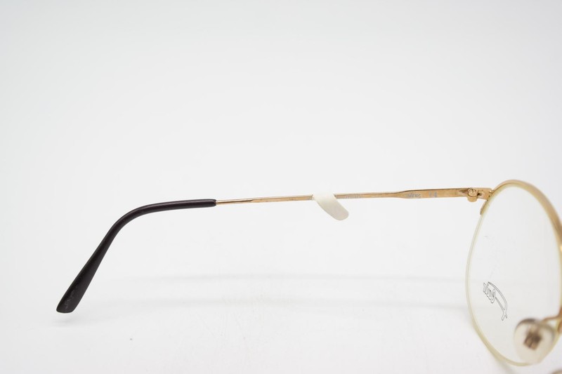 Vintage Flair Airline 14 Red Gold Half-Rim Eyeglass Frame gallery
