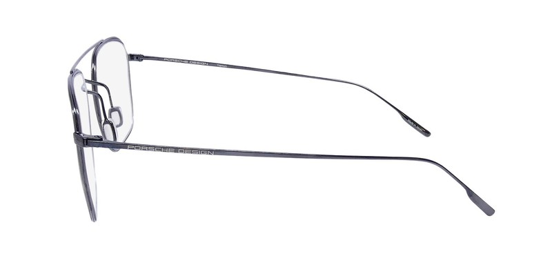 NEW PORSCHE DESIGN P8749 EYEGLASSES SQUARE FULL-RIM 56-20-145 GRAY TITANIUM A gallery