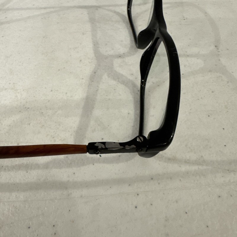Ralph Lauren PH 2101 5001 Rectangle Wood Black Gray Eyeglasses Frame 55 17 140 gallery