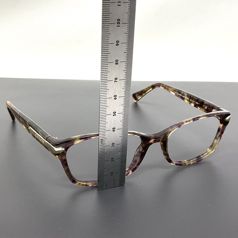 COACH Eyeglasses HC 6065 5287 Frames Confetti 51 [] 17 135 No Lenses Frame Only gallery