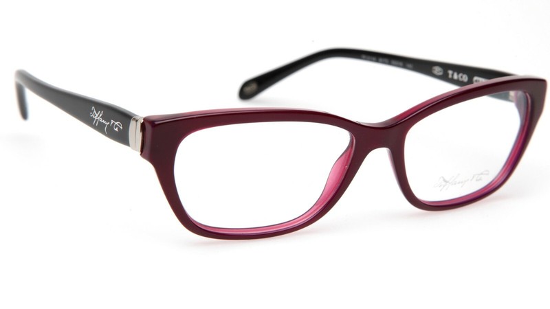 NEW TIFFANY & Co. TF 2114 8173 PEARL PLUM EYEGLASSES FRAME 55-16-140 B34mm Italy gallery