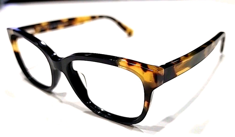 Maui Jim MJO2402-67F Black Brown Cat Eyes Eyeglasses 52-18 140 Italy