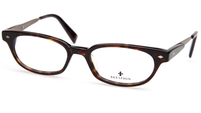 New SERAPHIN JAMES / 8525 Dark Tortoise Eyeglasses 50-18-145mm B30mm