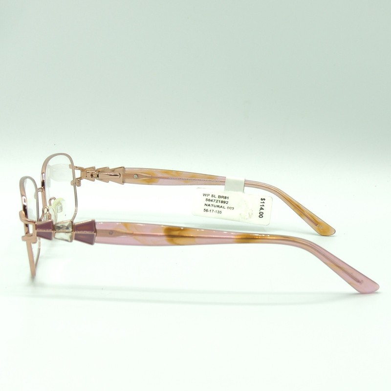 Sophia Loren BR81 Natural 003 Eyeglass Frame 56 17 135 gallery