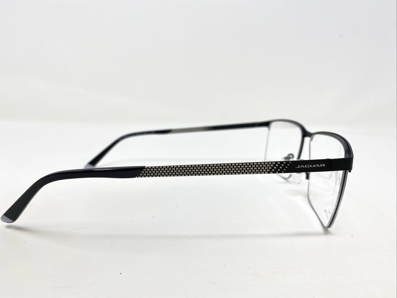Jaguar Germany Mod. 33633-6100 59-15-150 Black Full Rim Eyeglasses Frame 143N gallery