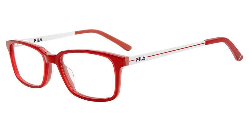 Fila Kids VFI153 Eyeglasses Eye Glasses 0RED Red Authentic New 47mm Unisex