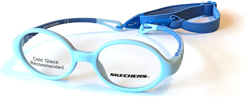 Skechers SE1171 091 Sky Blue Unisex Plastic Optical Eyeglasses Frame 40-15-110
