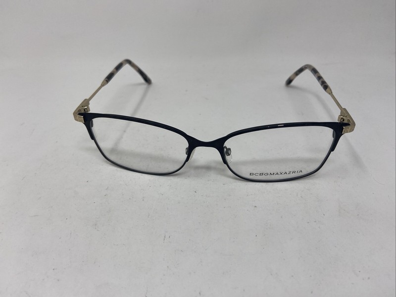 BCBGMAXAZRIA ANITA BLACK GOLD 54-16-135 EYEGLASSES J122