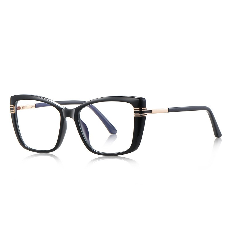 TR90 Anti Blue Light Cat Eye Eyeglasses Women Personality Clear Lens Glasses New