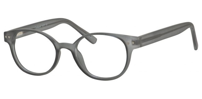 ENHANCE EN4077 UNISEX PLASTIC EYEGLASSES 45-17-138 MATTE GREY WITH SOFT CASE