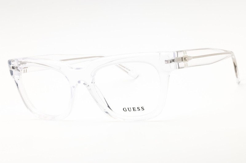 GUESS GU50238-026-53 Eyeglasses Frame Size 53mm 19mm 145mm CRYSTAL Men 88921457 gallery