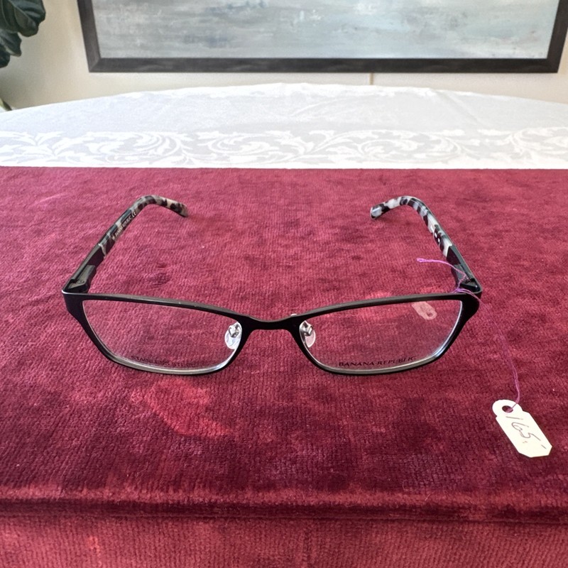 Banana Republic Rianna Eyeglasses Black Tortoise Rectangular 52-16-6-1 #37b