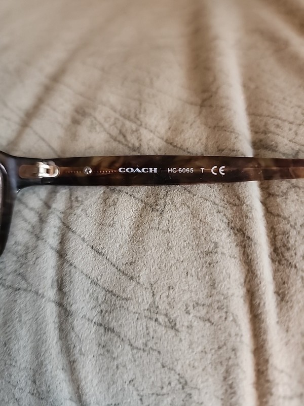 Coach Eyeglasses HC6065 5287 Confetti Light Brown/Gold Optical Frame gallery