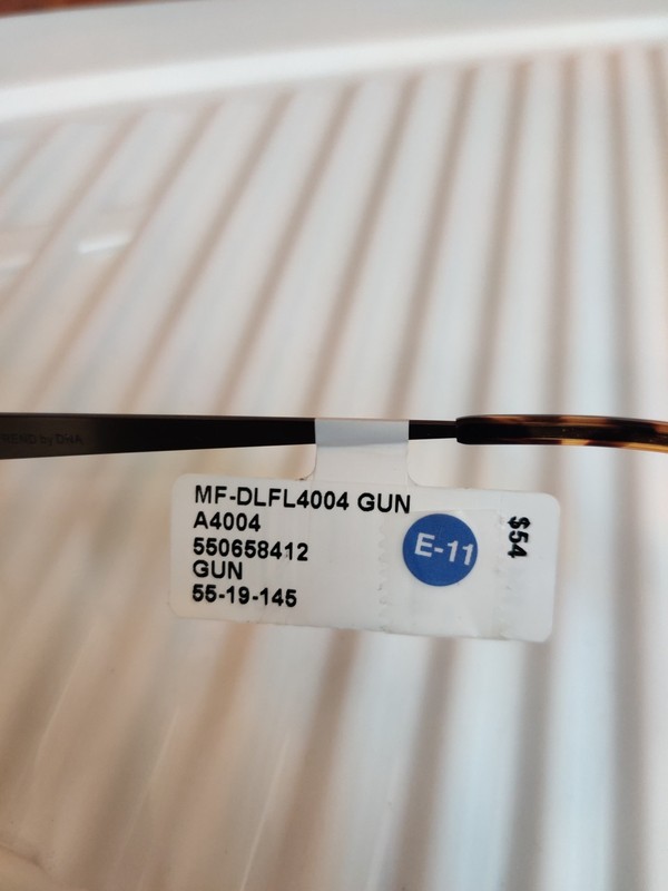 Designer Looks For Less Eyeglasses Frames MF-DLFL4004 Gun 55 19 145 gallery