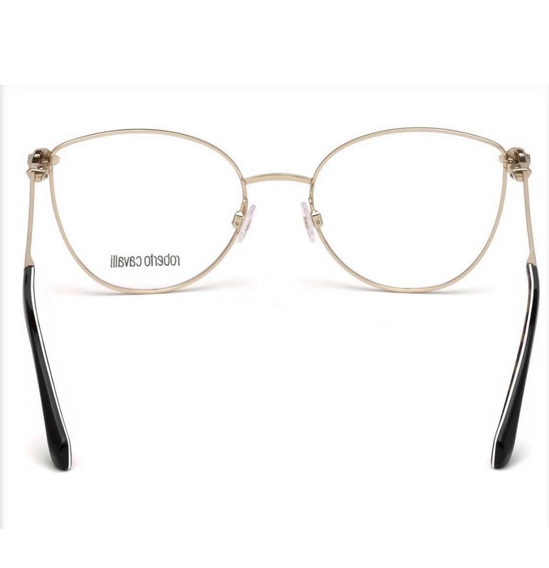 Roberto Cavalli LUCIGNANO RC5065 028 Light Rose Gold Cat Eye Glasses Frames Case gallery