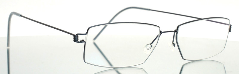 LINDBERG AIR Garth Col U16 Navy Unisex Rectangle Eyeglasses 54-16-145 B:30 AS-IS gallery