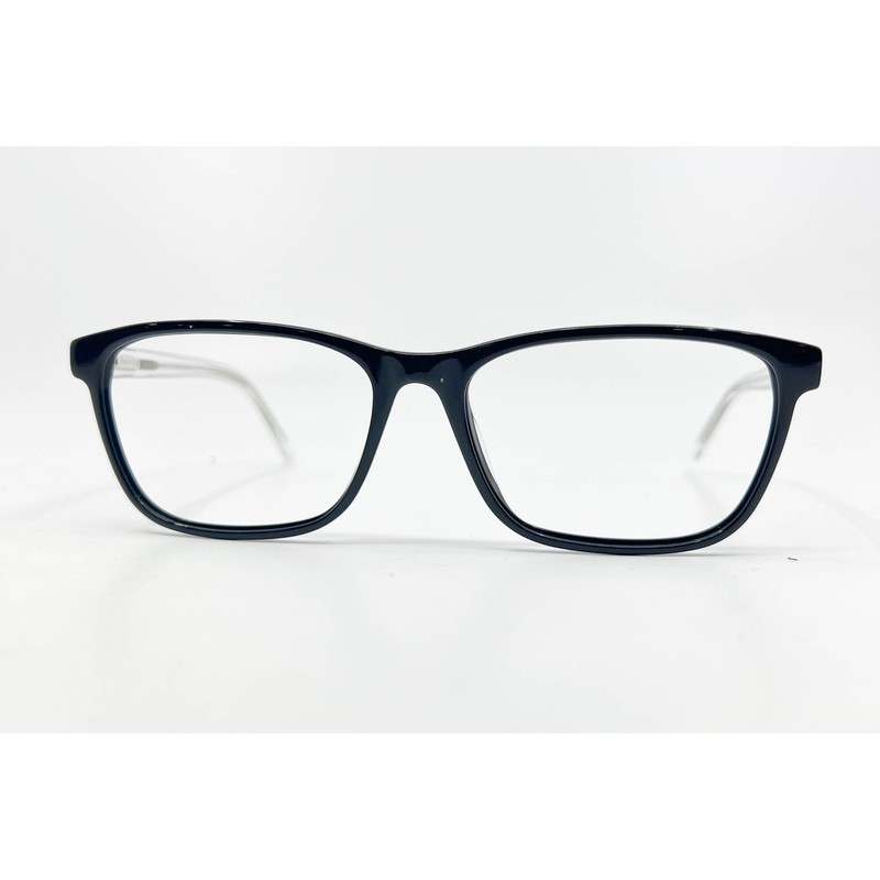 Success Eyeglasses Womens Black Crystal Cora Square Frame 55-16-140