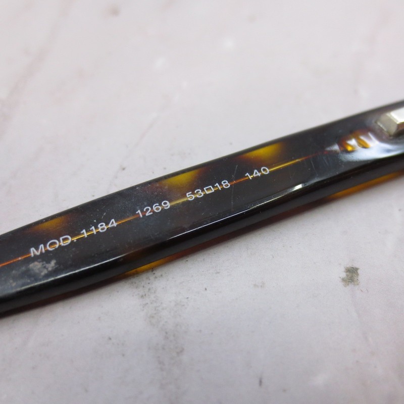 Versace MOD 1184 1269 Brown Tortoise Semi Rimless Eyeglasses Frames 53-18-140 gallery