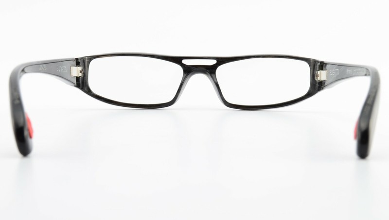BUGATTI Eyeglasses Mod Odotype 223-063 Small Charcoal Marble Eye Frame France... gallery