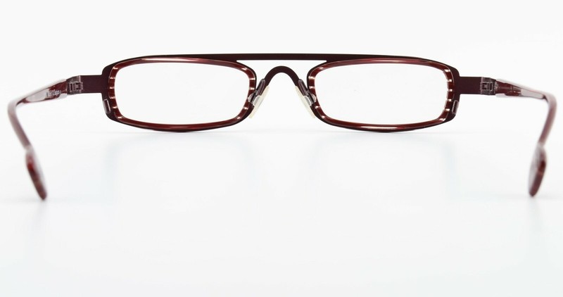 THEO BELGIUM Glasses Frame Reading Albert 177 Steel Acetate Victoria Red Shine gallery