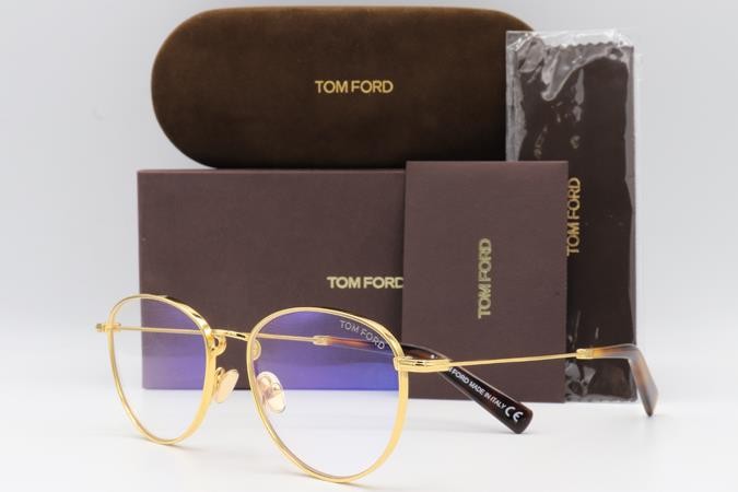 Tom Ford TF5749-B 5749 Eyeglasses Gold Havana 030 Authentic 52mm