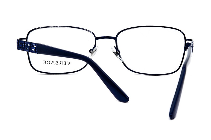Versace MOD.1229-B 1360 Crystal Eggplant size 53/16/135 Made in Italy Eyeglasses gallery